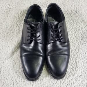 Elliott Cap Toe Lace-Up Derby Black Leather Nordstrom mens size10.5 M